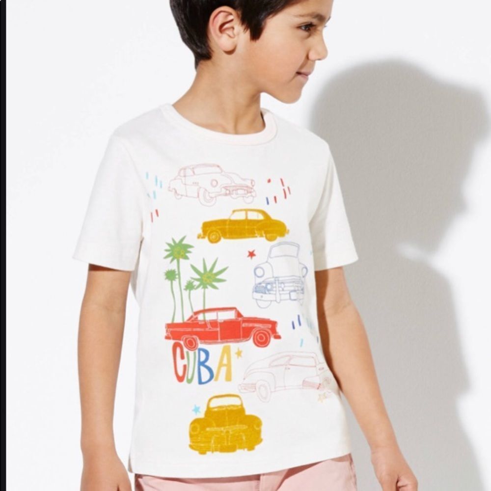 💯- John Lewis Vintage Car Cuba Tee Sz 10